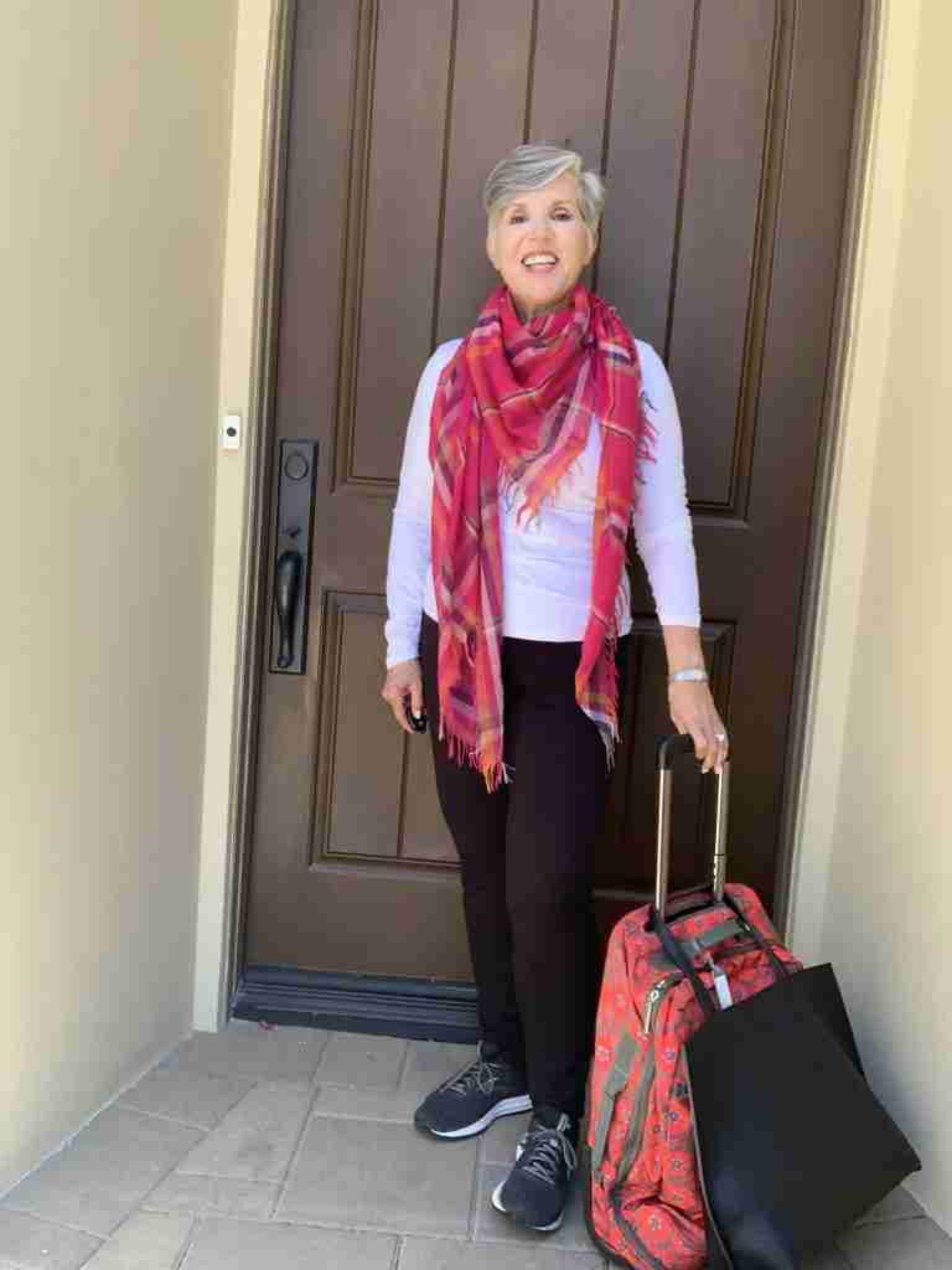 Fabulous travel outfit! Take the cute two piece sweat suit, add a white tee and a scarf for the cold plane. Then sneakers and you’re ready to go!

#styleagram 
#stylebook
#stylebible
#stylefashion
#outfitshot
#styleaddict
#jcrewfactory 
#nordstrom
#macysstylecrew
#talbotsofficial 
#jjillstyle
#getreadywithme 
#styletips
#grwm
#styleblogger
#springfashion
#casualandchic 
#ltkover40
#ltkover50
#ltkspring
#ltkshoecrush
#ltkitbag
#nudeshoes

#LTKfindsunder50 #LTKtravel #LTKsalealert