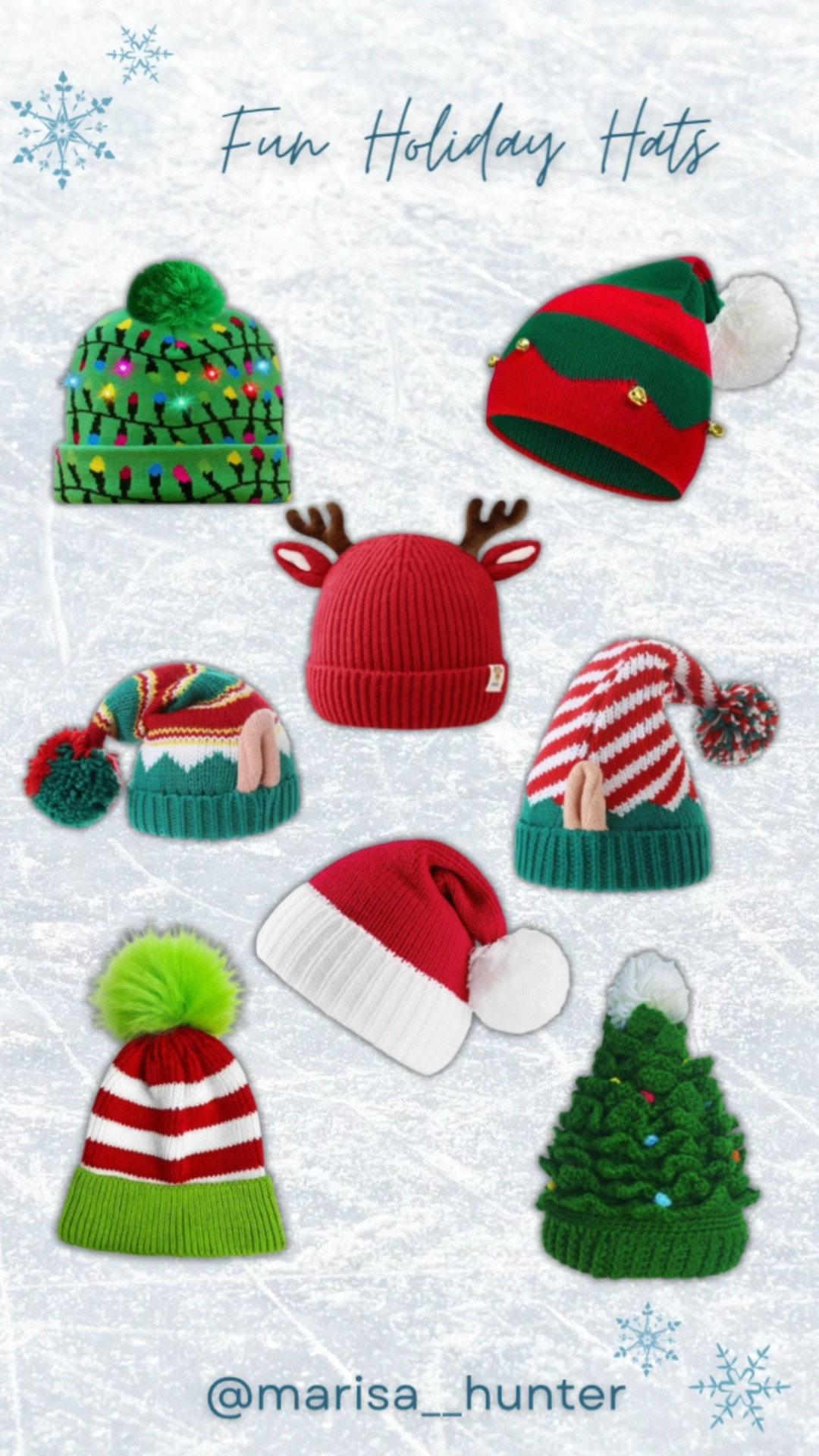 Fun holiday hats 

Santa hat elf reindeer Christmas tree light up hat school theme week accessories things for mom to buy

#LTKHoliday #LTKmomlife #LTKKids