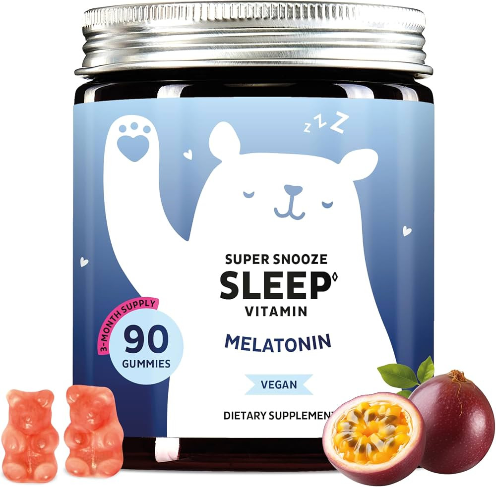 Bears with Benefits Vegan Melatonin 5mg Gummies, Sleep Gummies for Reduced time to Fall Asleep, w... | Amazon (US)