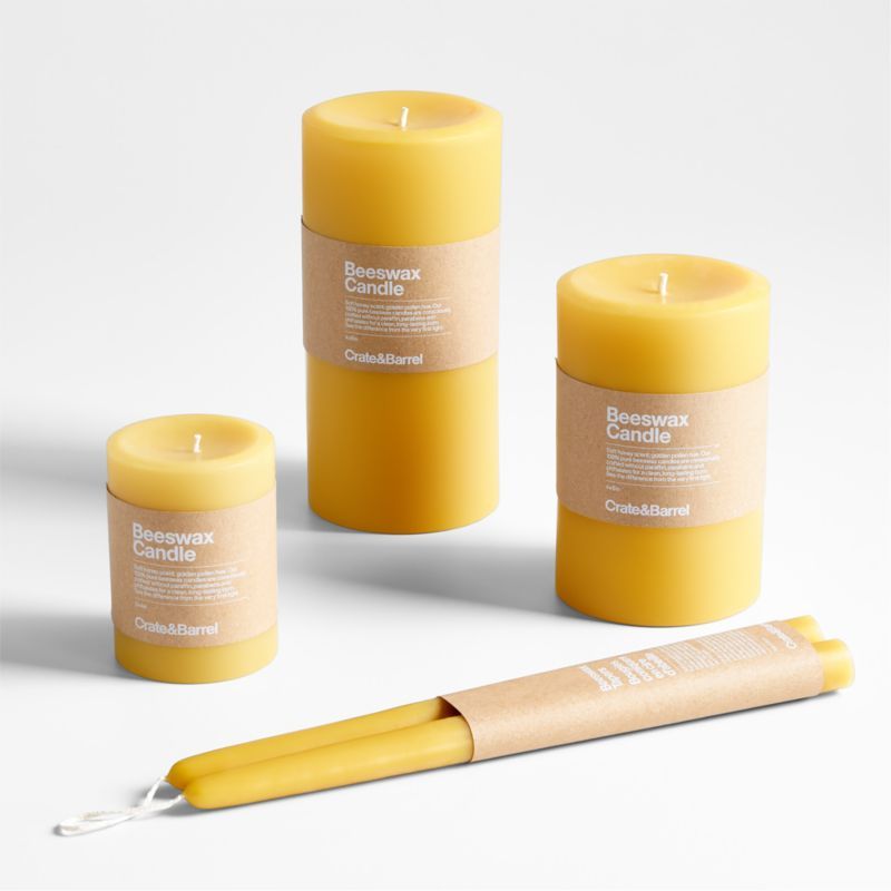 Beeswax Candles | Crate & Barrel | Crate & Barrel