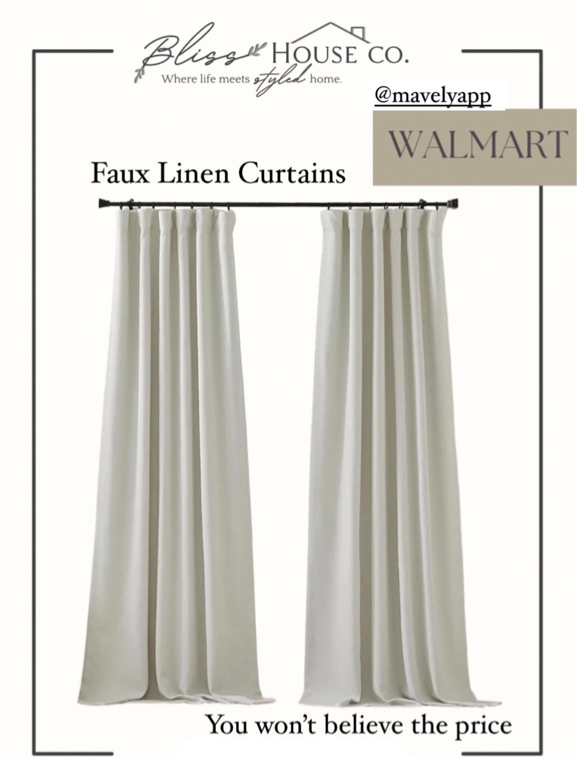 Affordable faux linen curtains! 

#LTKStyleTip #LTKHome #LTKSaleAlert