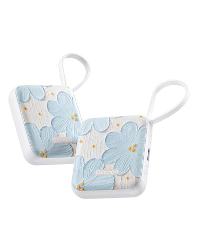 OCOOPA Hand Warmers Rechargeable, Smart Temp Control 7H*2 Long Safe Heat, Ultra Slim, Pocket-Size Design That Fits Gloves, Gifts for Women, Outdoor, Office, Commute (UT5 Nano) | Amazon (US)