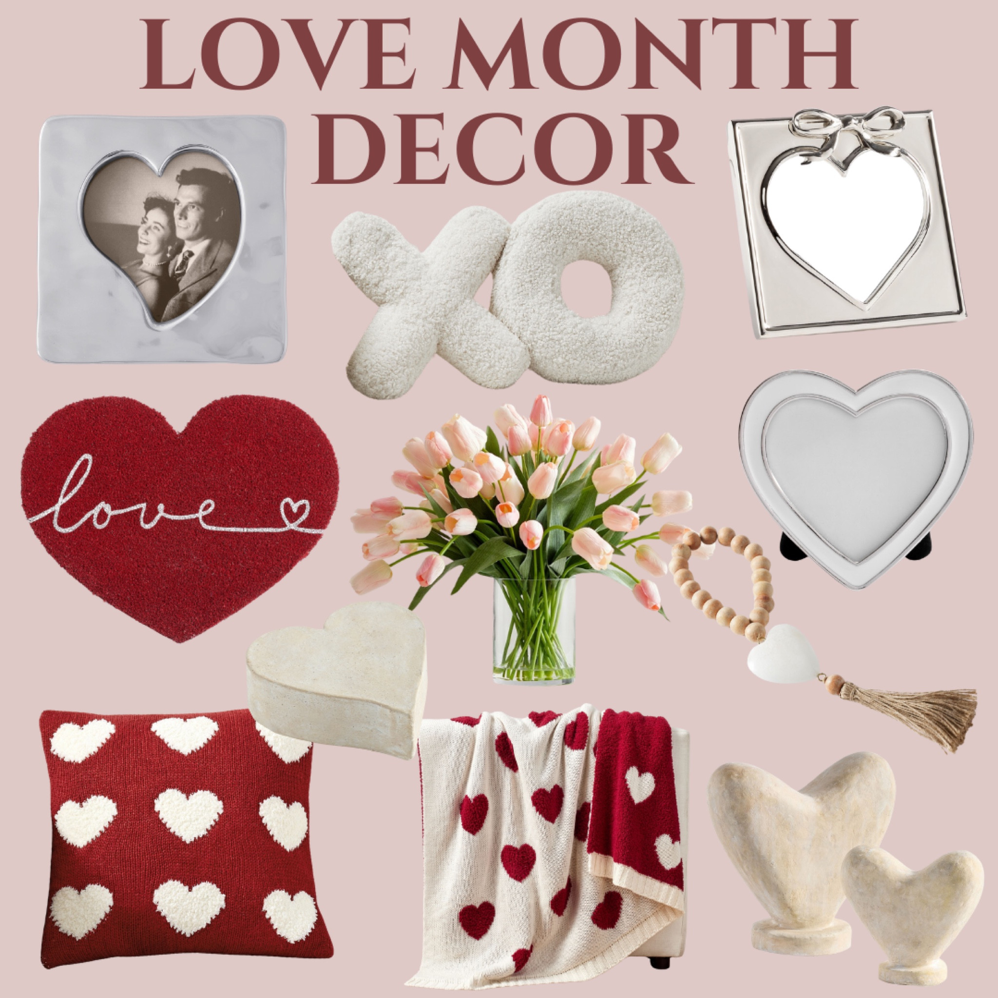 Decor to get for your month to celebrate the month of love

Valentines Day Decor