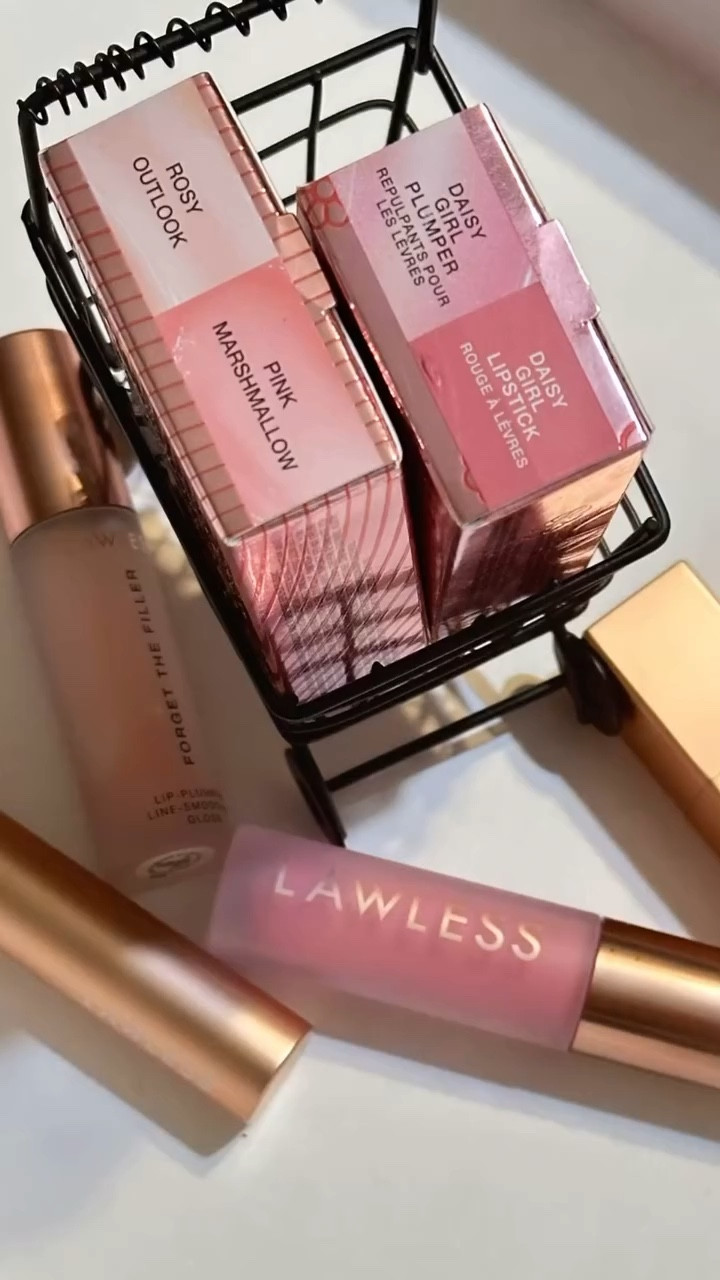 New limited edition duos from @lawless just dropped by Sephora! Wear them alone for a kiss of color or layer together for the perfect pink lip or visibly plumping boost!💋💄

🌸Daisy Plumping Gloss and Lipstick Duo
Featuring full-size Forget The Filler Lip Plumping Gloss and Forget The Filler Satin Cream Lipstick in shades Daisy Girl.
Highlighted Ingredients:
- MAXI-LIP™: Clinically shown to visibly increase lip volume by 40% and decrease the appearance of wrinkling by 29%.

🌸Plump and Pout Duo
Featuring full-size Forget the Filler Plumping Gloss in Rosy Outlook and Forget the Filler Tinted Balm Stick in Pink Marshmallow.
Highlighted Ingredients:
-  MAXI-LIP™: Scientifically and clinically shown to visibly increase lip volume by 40 percent and decrease the appearance of wrinkling by 29 percent.
-  Shea Butter: Hydrates and soothes the lips.
-  Hyaluronic Acid: Makes lips feel pillowy soft
CLEAN at Sephora is our commitment to offering formulas that go beyond regulatory standards to avoid controversial ingredients without sacrificing on effectiveness.

Available at Sephora for a limited time!
