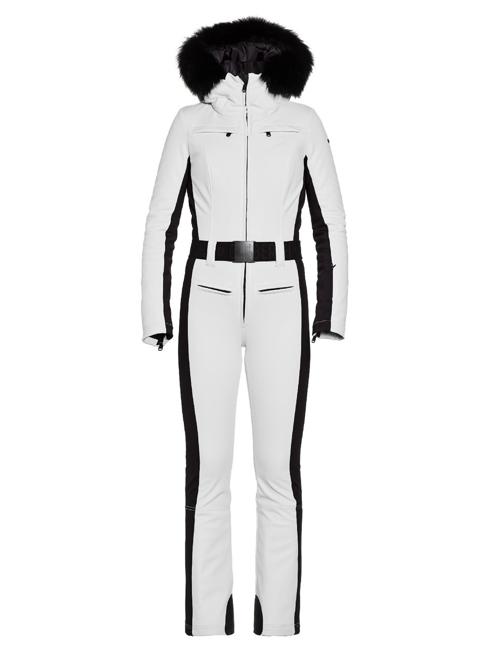 Women's Parry Fur-Trim Ski Suit - White - Size 10 | Saks Fifth Avenue