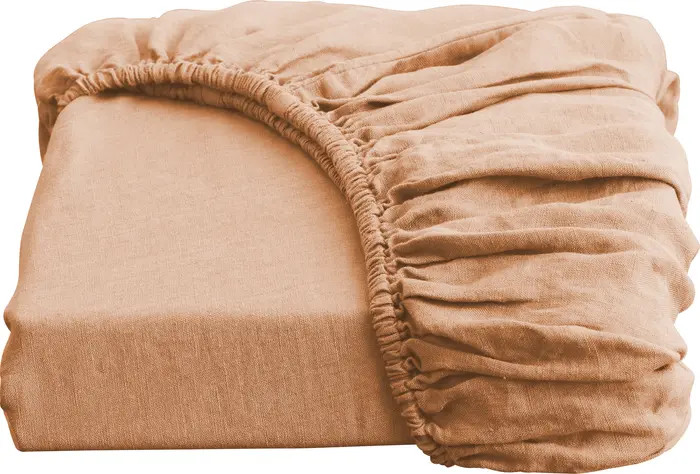 Bed Threads Linen Fitted Sheet | Nordstrom | Nordstrom