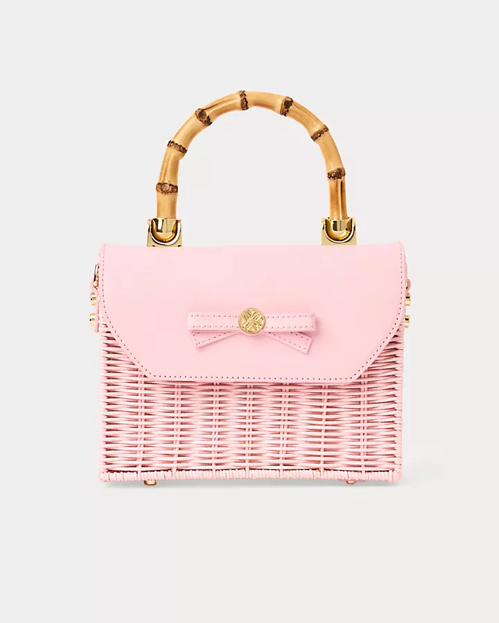 Teighen Bow Wicker Bag | Lilly Pulitzer
