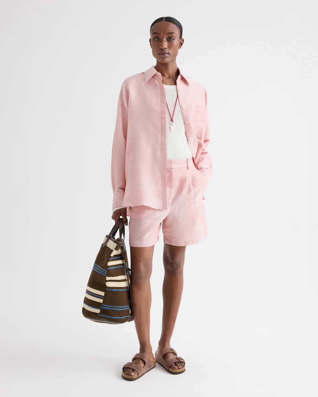 Henry St Short in Cotton Stripes | TWP
