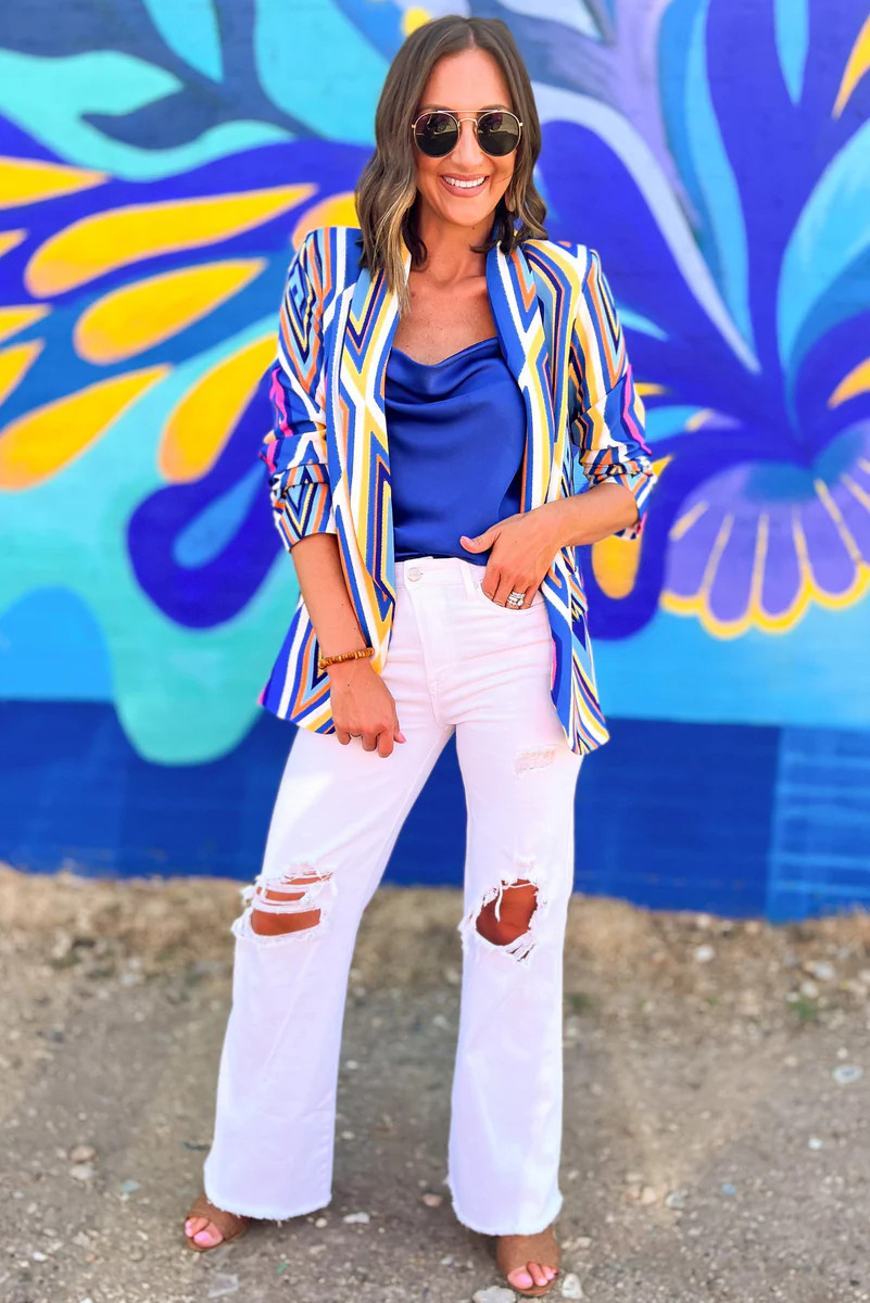 White High Rise Distressed Wide Leg Dad Jeans | Shop Style Your Senses