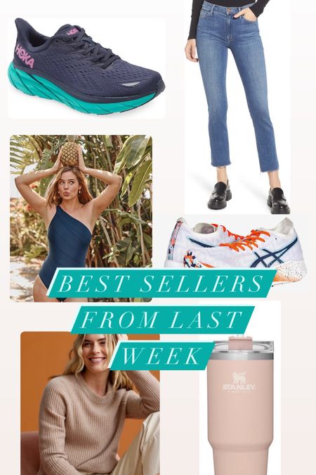 Best sellers from last week! 

100% cashmere fisherman cardigan, mother denim on sale, THE Stanley cup, the most flattering one piece swim, best running shoes, and the tennis shoes I wore to Disneyland 


#LTKSeasonal #LTKworkwear #LTKunder50