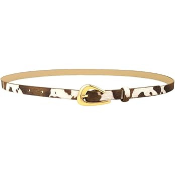 Vintage Western Cowgirl Belt for Dress Jeans Animal Cow Belt for Women Girls Retro Cowgirl Access... | Amazon (US)