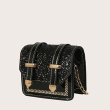 Toddler Girls Sequins Decor Flap Chain Bag | SHEIN