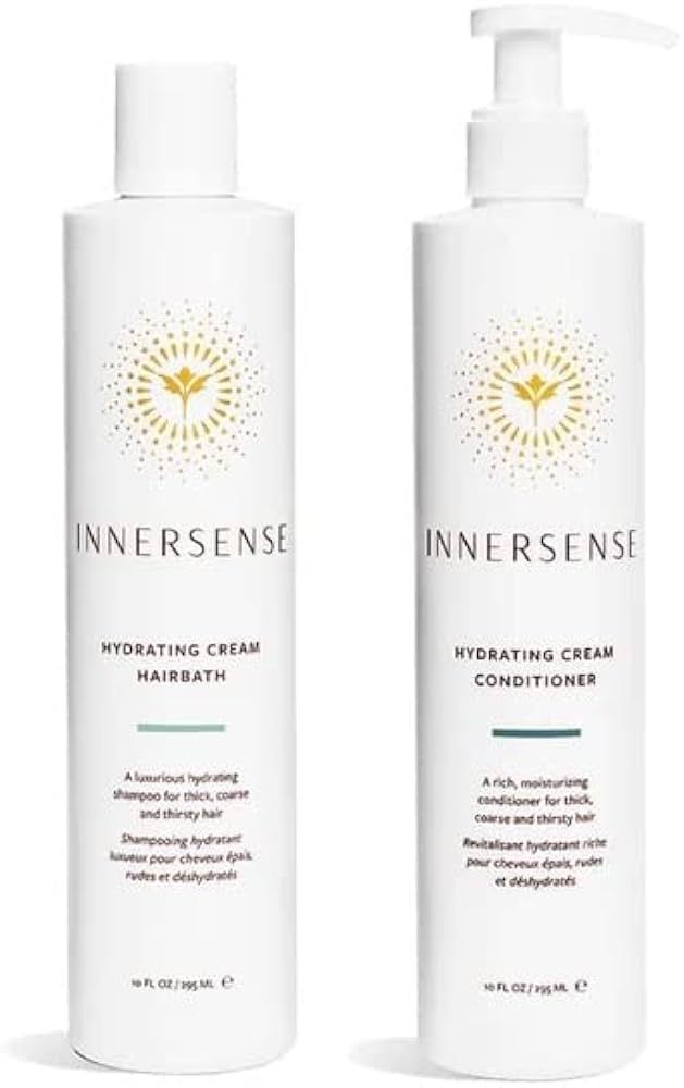 INNERSENSE Organic Beauty - Natural Hydrating Hairbath Shampoo + Hydrating Cream Conditioner | No... | Amazon (US)