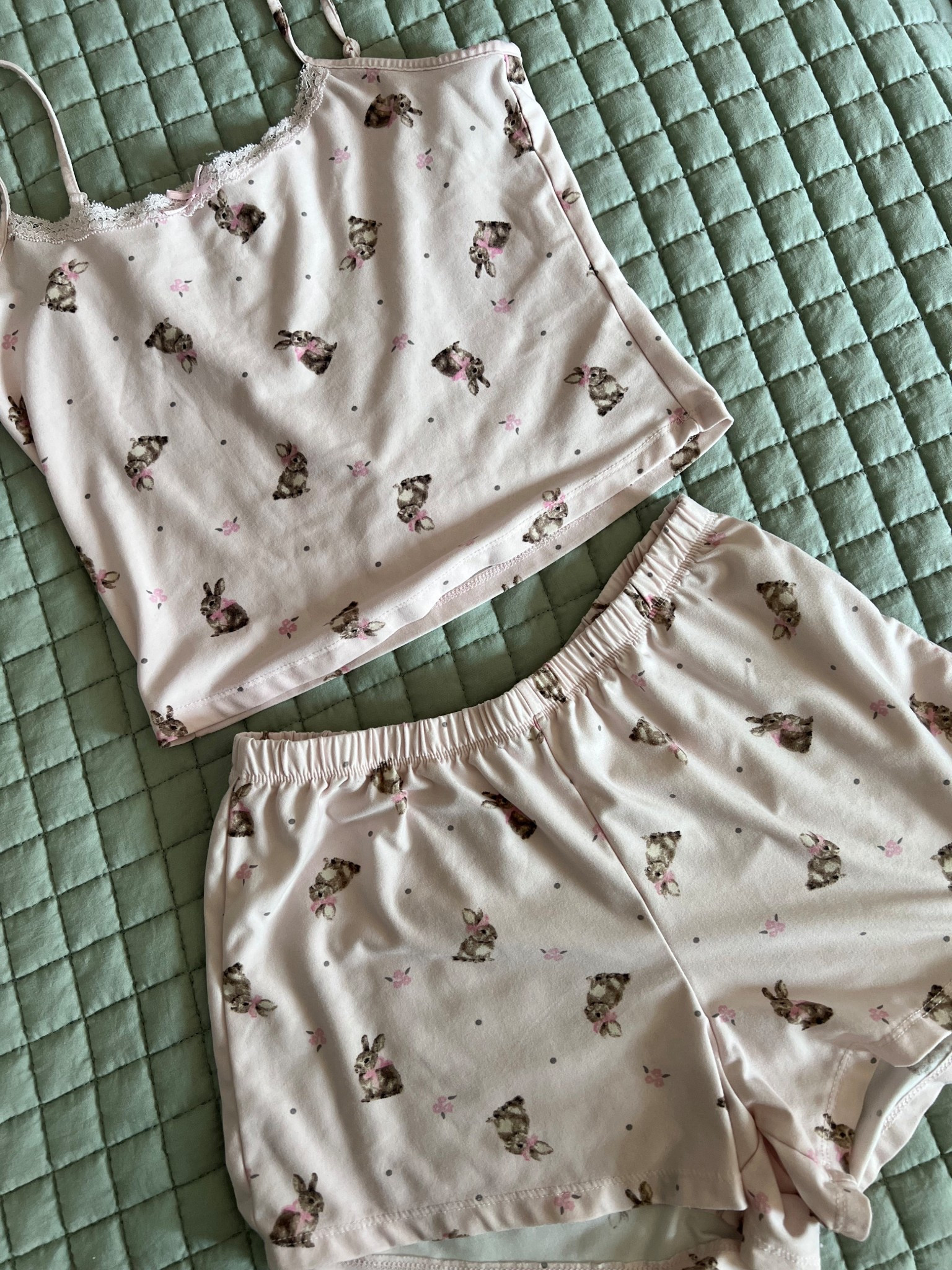 🐇 The cutest pink bunny pajama set! Very soft and cozy (even after many washes) Great find for <$20 

#LTKStyleTip #LTKSeasonal #LTKPetite