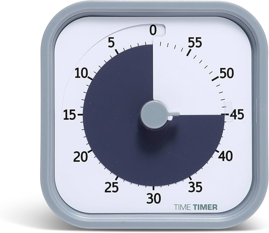 TIME TIMER Home MOD - 60 Minute Kids Visual Timer Home Edition - for Homeschool Supplies Study To... | Amazon (US)