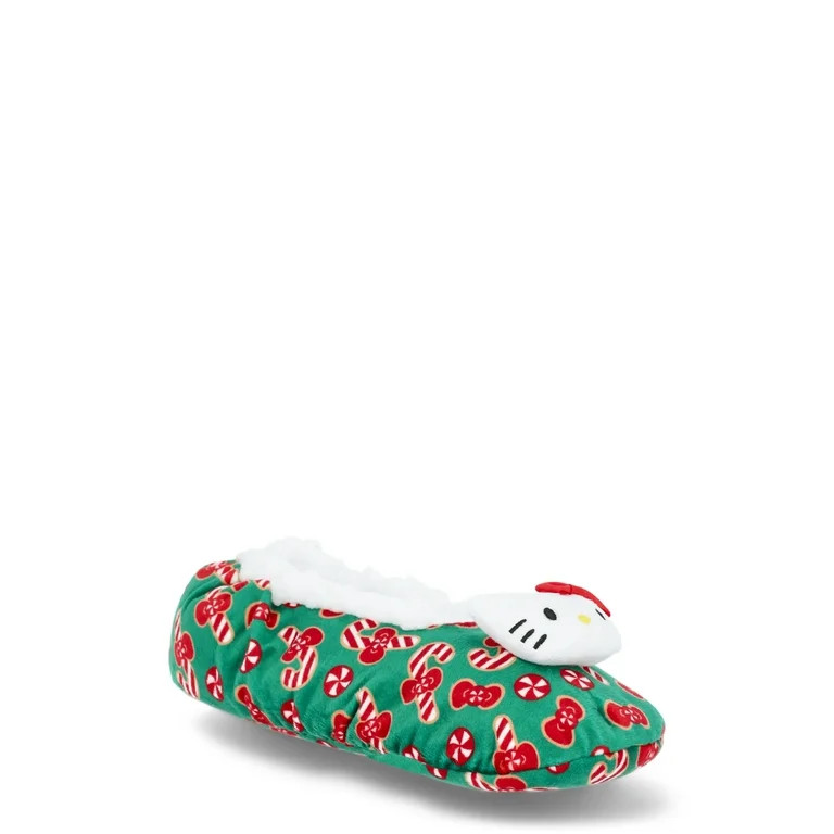 Hello Kitty Women's Holiday Fuzzy Babba 3D Slipper Socks, 1-Pack, Size 7-9.5 | Walmart (US)