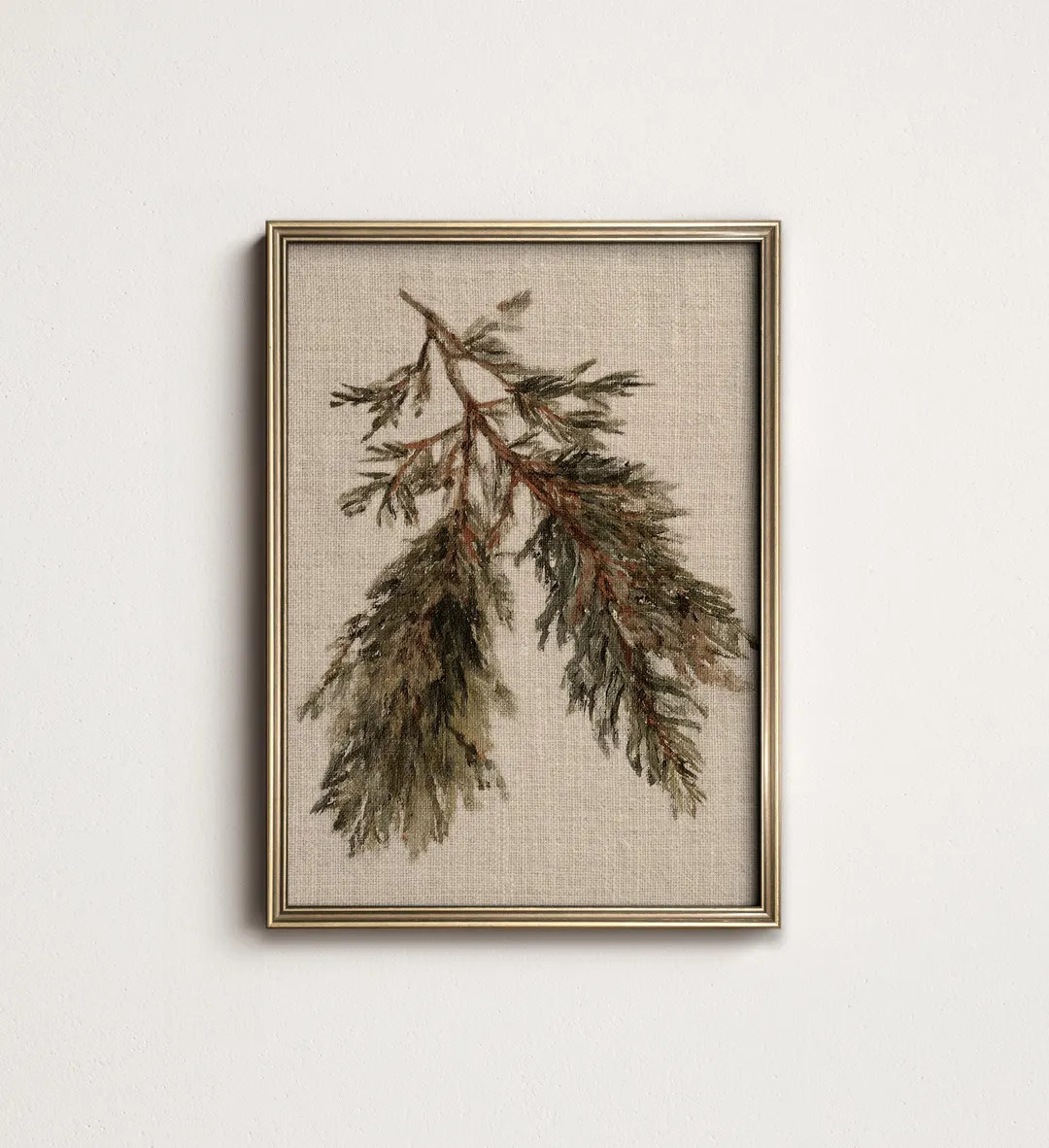 Nordic Evergreen Wall Art, Heritage Winter Botanical PRINTABLE, Digital Download North Prints W1-... | Etsy (US)