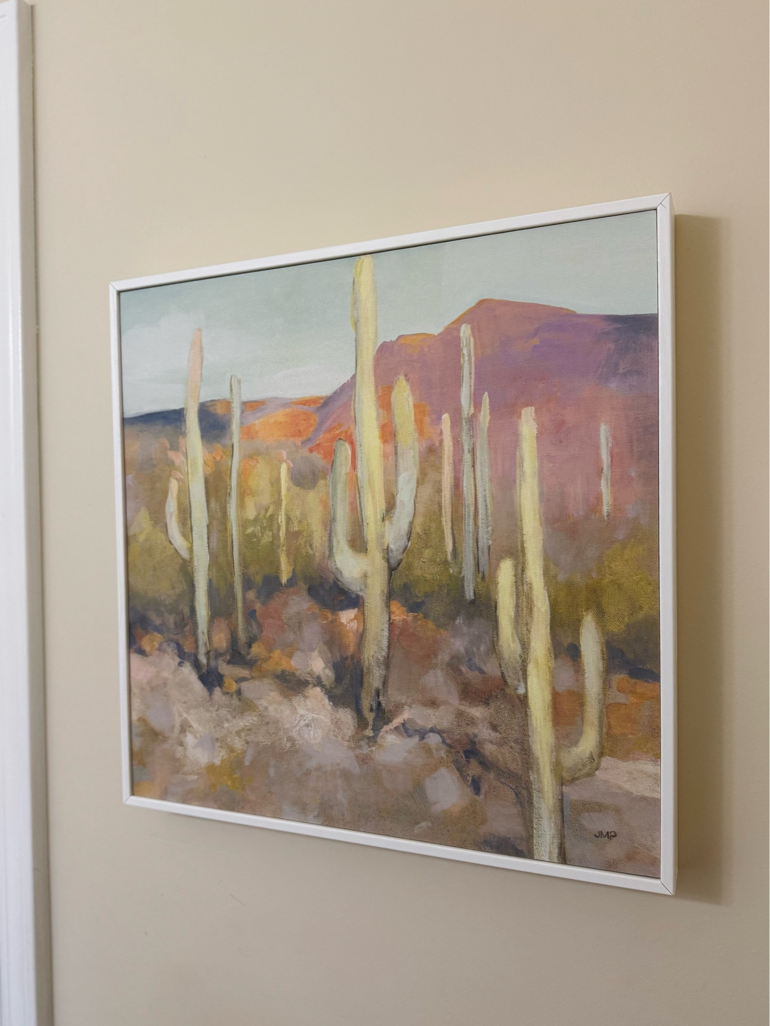 This western/southwestern desert cactus canvas wall art is even better in person! #westerndecor #southwesterndecor #2todayfinds

#LTKHome #LTKFindsUnder100