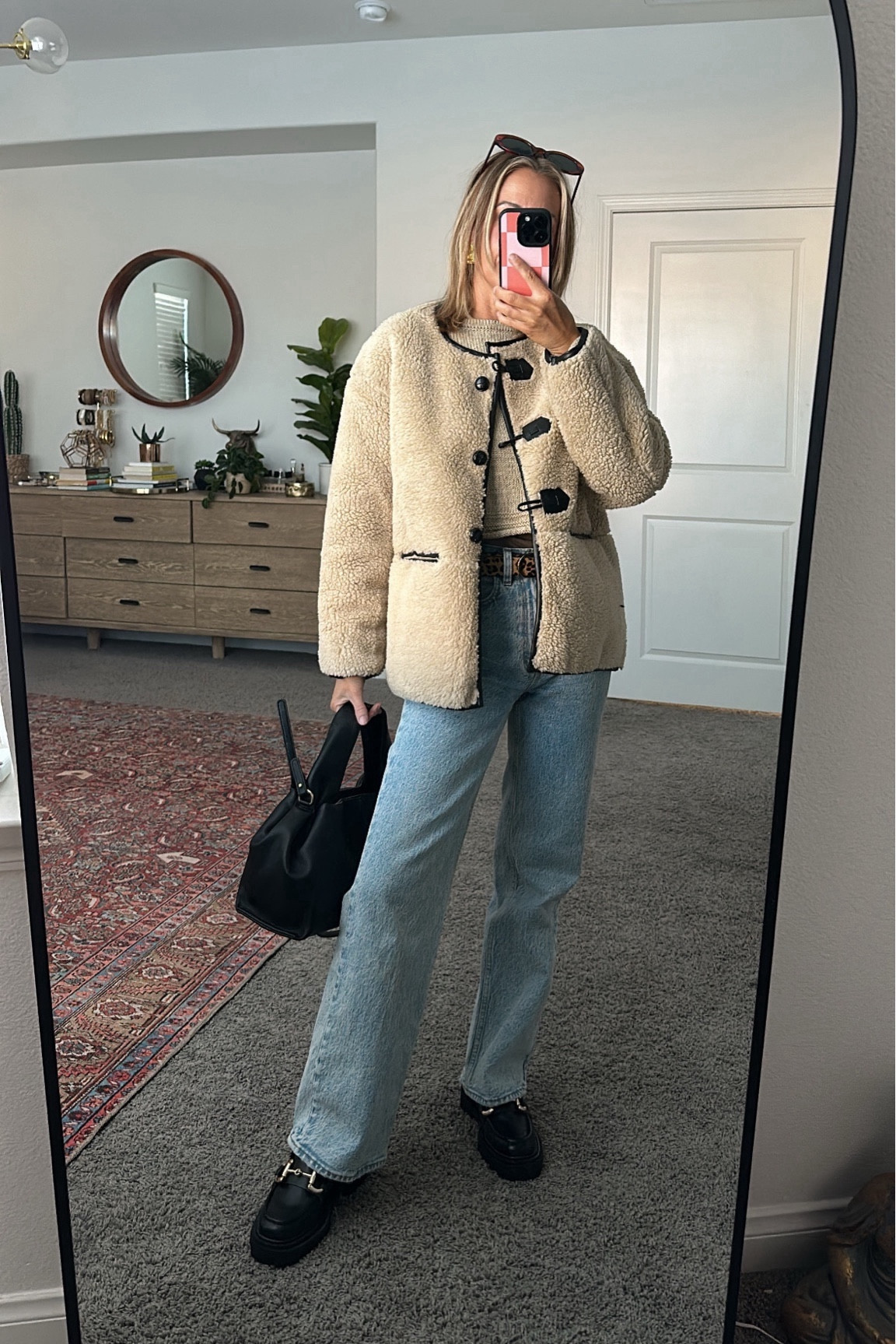 Todays  outfit
Coat size xs
Denim size 24 short
Sweater is Zara so linked similar


#LTKsalealert #LTKfindsunder100 #LTKover40