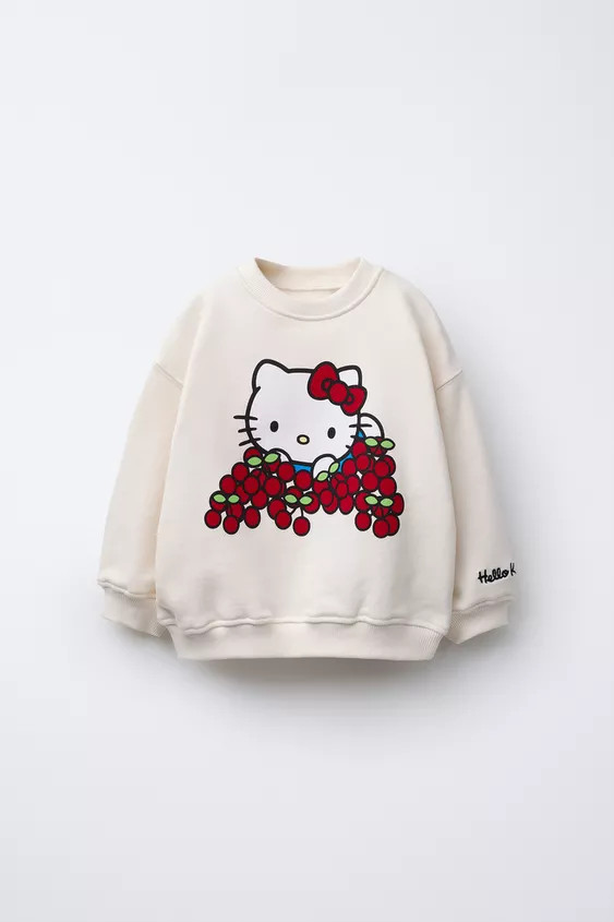 HELLO KITTY © CHERRY SWEATSHIRT | Zara US