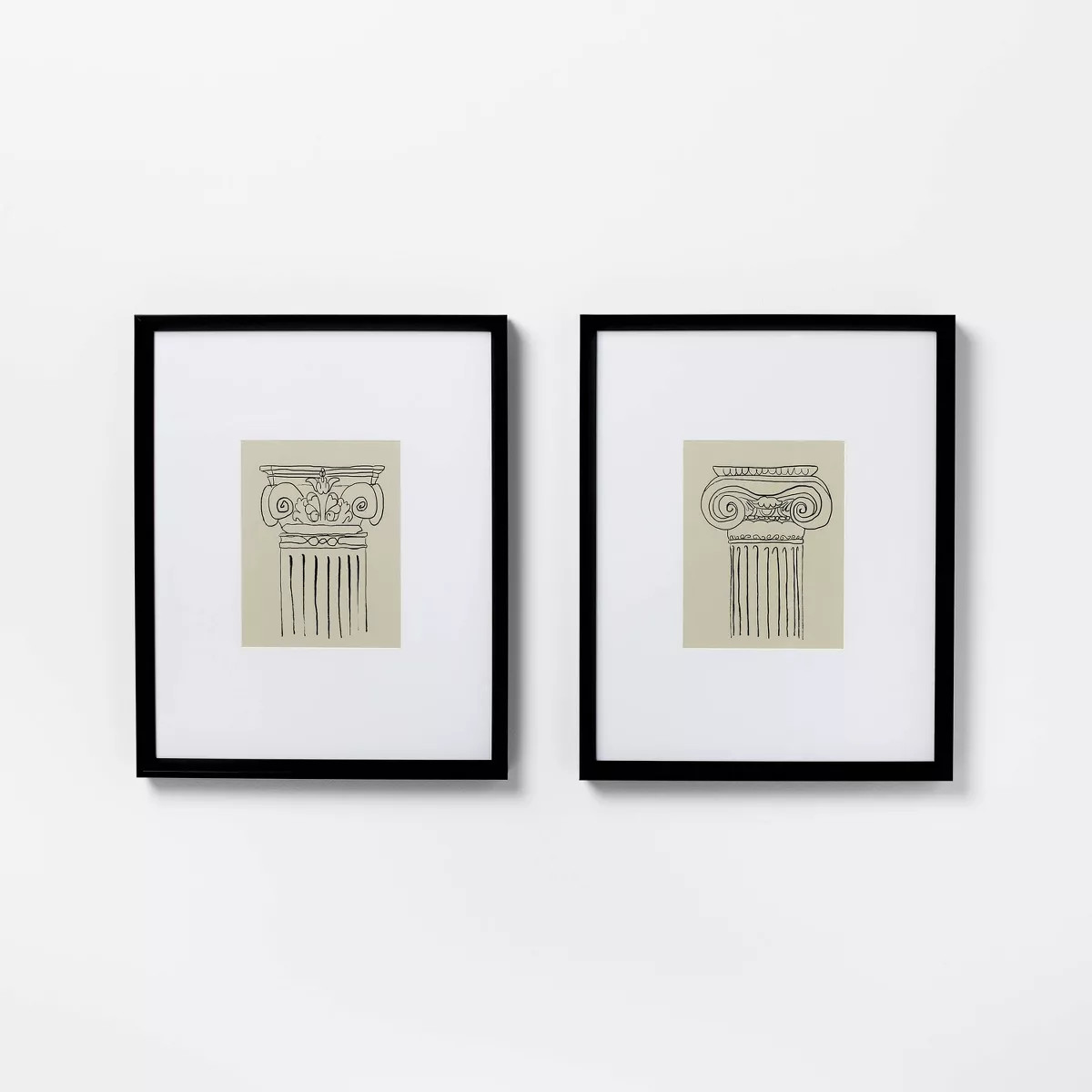 (Set of 2) 16"x20" Architecture Framed Arts - Threshold™ designed with Studio McGee | Target