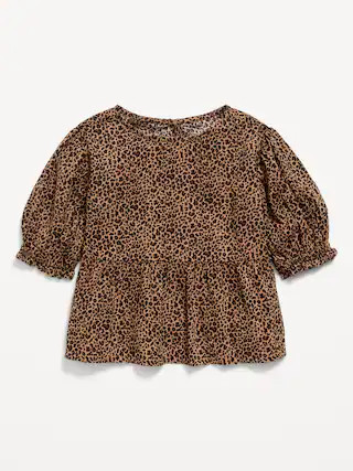 Short Puff-Sleeve Top for Toddler Girls | Old Navy (US)