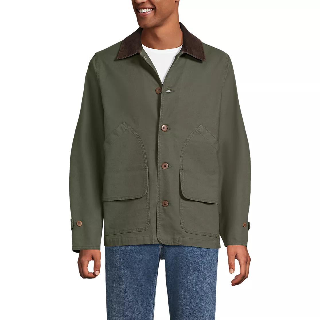 Men's Canvas Barn Jacket | Lands' End (US)