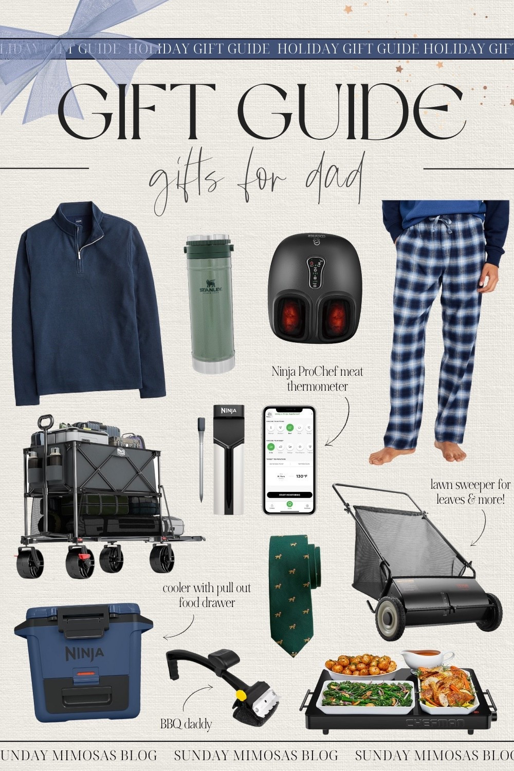 CHRISTMAS GIFT GUIDE FOR DAD: Best Christmas Gifts for Him 🎁✨

We’re sharing the best gifts for dad! From casual quarter zips and the Ninja cooler with a pull out drawer and digital meat thermometer to the viral lawn sweeper, we’ll help you find the perfect gifts for guys!

Gifts for men, mens Athleisure, Old Navy for men, men’s gifts, gifts for husband, gifts for dad, guy gifts, boyfriend gift guide, gifts for boyfriend, Christmas gift ideas for boyfriend, sports wagon, pajamas for men, men’s clothing

#LTKCyberWeek #LTKGiftGuide #LTKHoliday