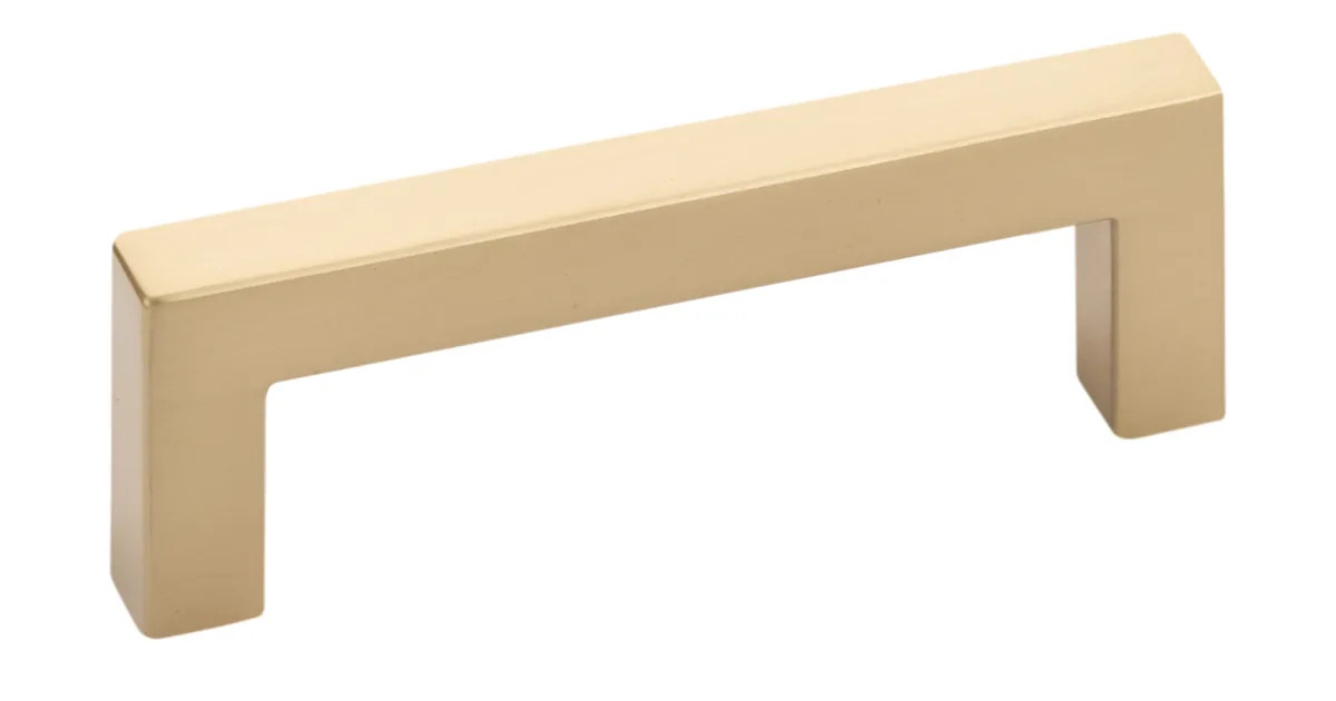 Emtek Warwick 8 Inch Center to Center Handle Cabinet Pull from the Modern Rectangular CollectionM... | Build.com, Inc.