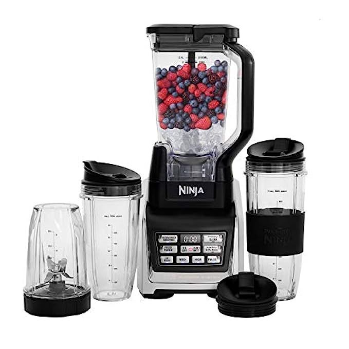 Nutri Ninja Personal and Countertop Blender with 1200-Watt Auto-iQ Base, 72-Ounce Pitcher, and 18, 2 | Amazon (US)