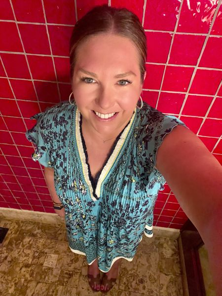 Outfit 2 from St. Lucia! I’m a little behind and struggled to get good photos but I love these simple dresses. I have a few different prints and they are so fun. I always get so many compliments. I paired it with beaded bracelets, simple leather sandals and some hoops to round out my vacation look  

#LTKSeasonal #LTKstyletip #LTKtravel