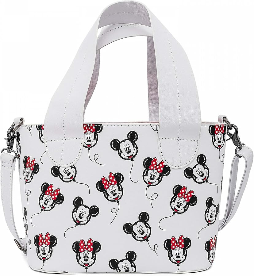 Loungefly Disney Mickey Minnie Mouse Balloons Crossbody Bag | Amazon (US)