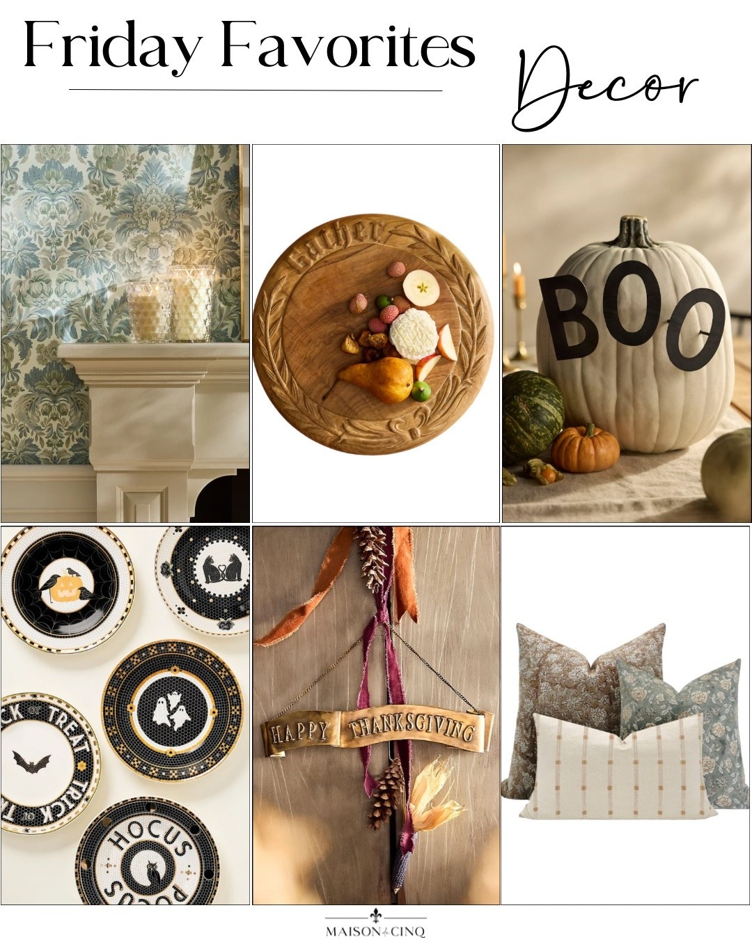 This week’s Friday Favorites include the cutest Halloween decor on sale, gorgeous throw pillows, vintage style bread boards I’m crushing on, and more!

Home decor, fall decor, fall entertaining, tabletop

#LTKHome #LTKSeasonal #LTKPetite
