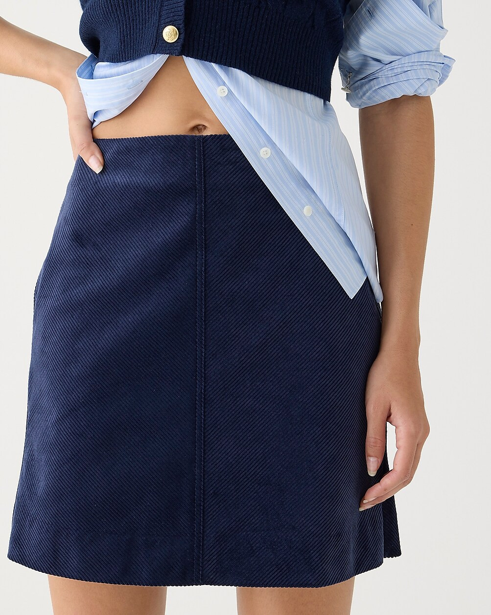Natasha skirt in stretch corduroy | J. Crew US