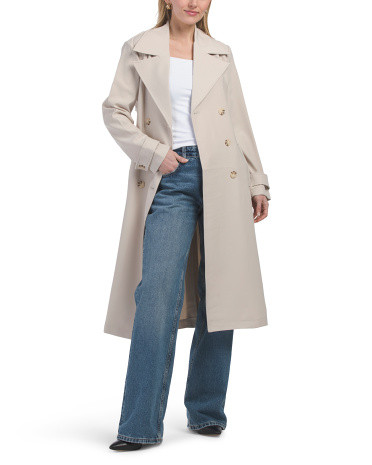 Double Breasted Relaxed Trench Coat | TJ Maxx