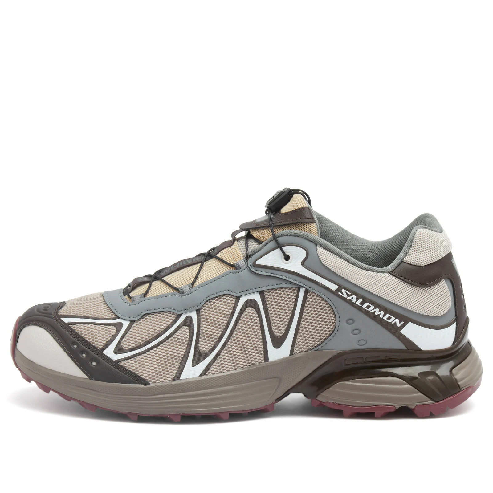 Salomon Xt-Whisper Sneaker in Oxford Tan/Sedona Sage/Delicioso, Size UK 4 | END. Clothing