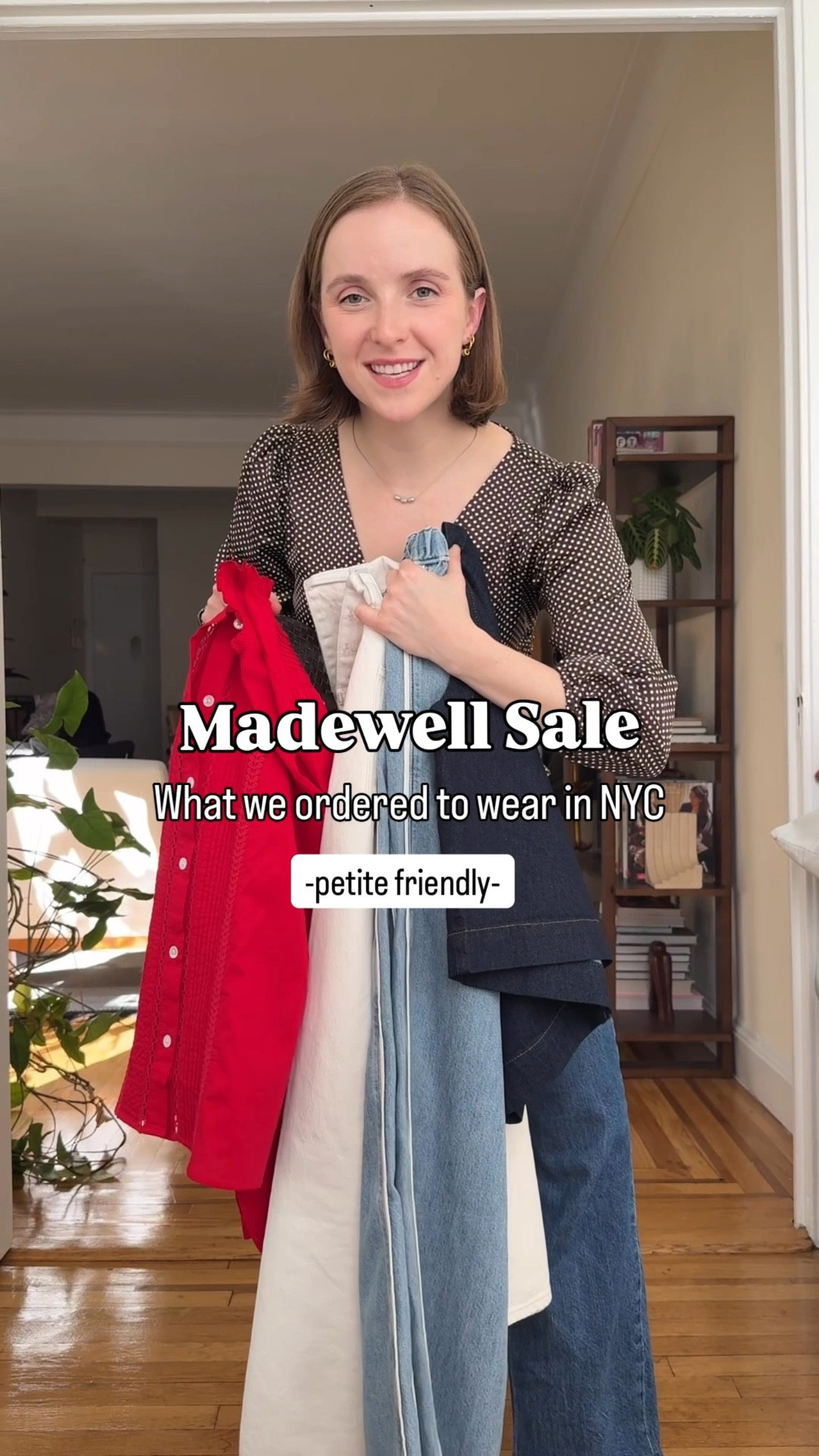 Madewell 25% off site wide sale! Petite friendly styles. We’re 5ft 2 117lbs. Xs red shirt, xs petite track pants, 7 leather shoes (size up 1/2) xs denim shell top, 25 petite barrel jeans. @Madewell 

#LTKSaleAlert #LTKPetite
