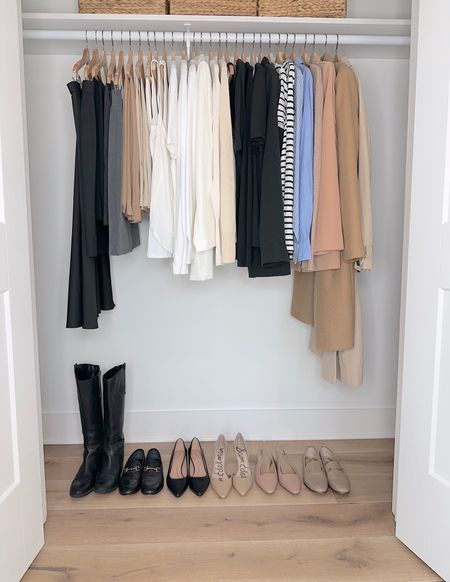 The new Simplified Style: Business Professional Workwear year-round wardrobe is here! You can use this as a foundation wardrobe, a minimalist capsule wardrobe or expand it with your favorite accent colors.  ✔️ This is the capsule wardrobe shown in my own closet.

Simplified Style: Business Professional Workwear includes 39 clothes and shoes that make over 600+ outfits for all seasons, convenient online shopping links, capsules for each season of the year, travel packing guides and outfit calendars for all seasons of the year!

Get your capsule wardrobe at ClassyYetTrendyStore.com 