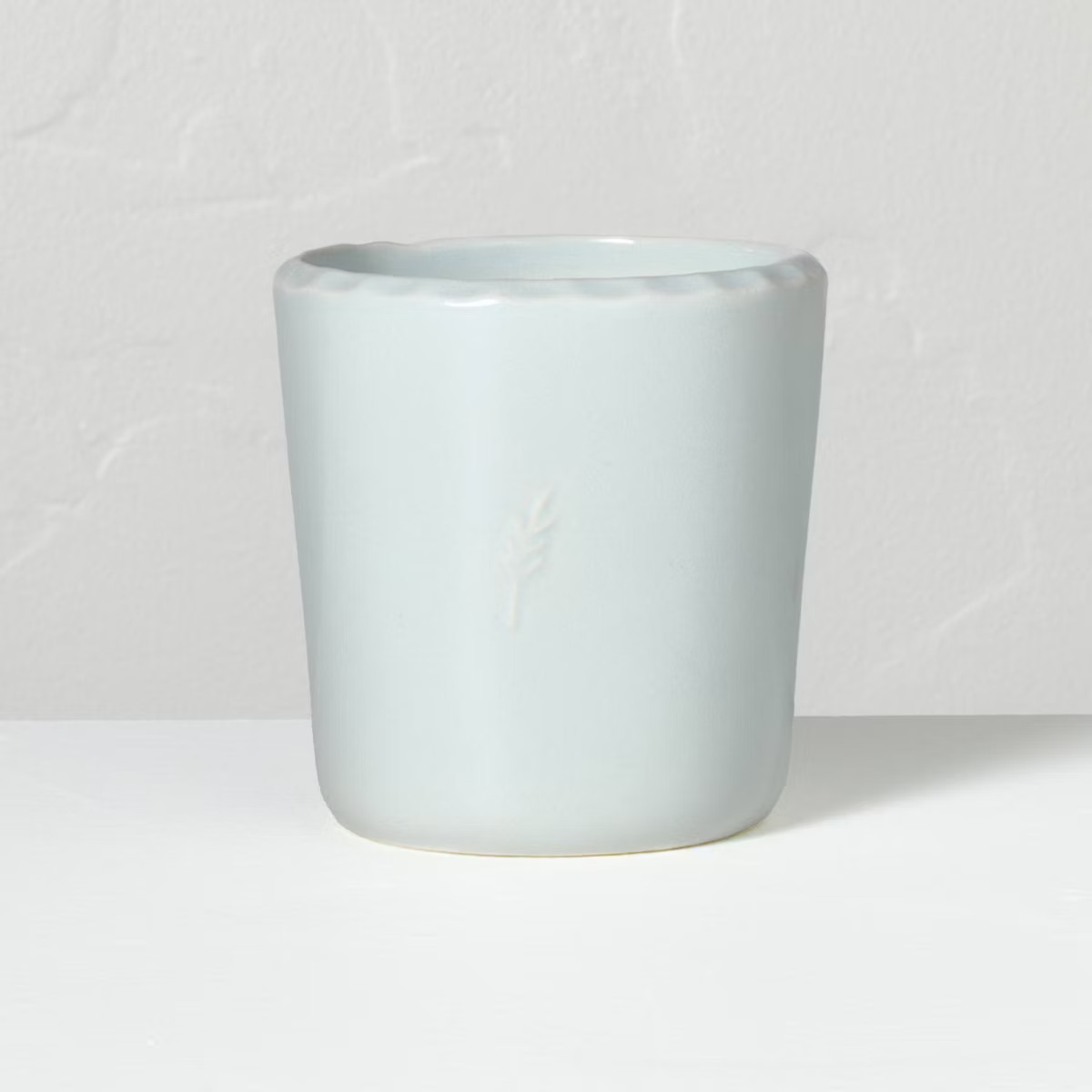 Ceramic Jar Candle Blue 6oz - Hearth & Hand™ with Magnolia | Target