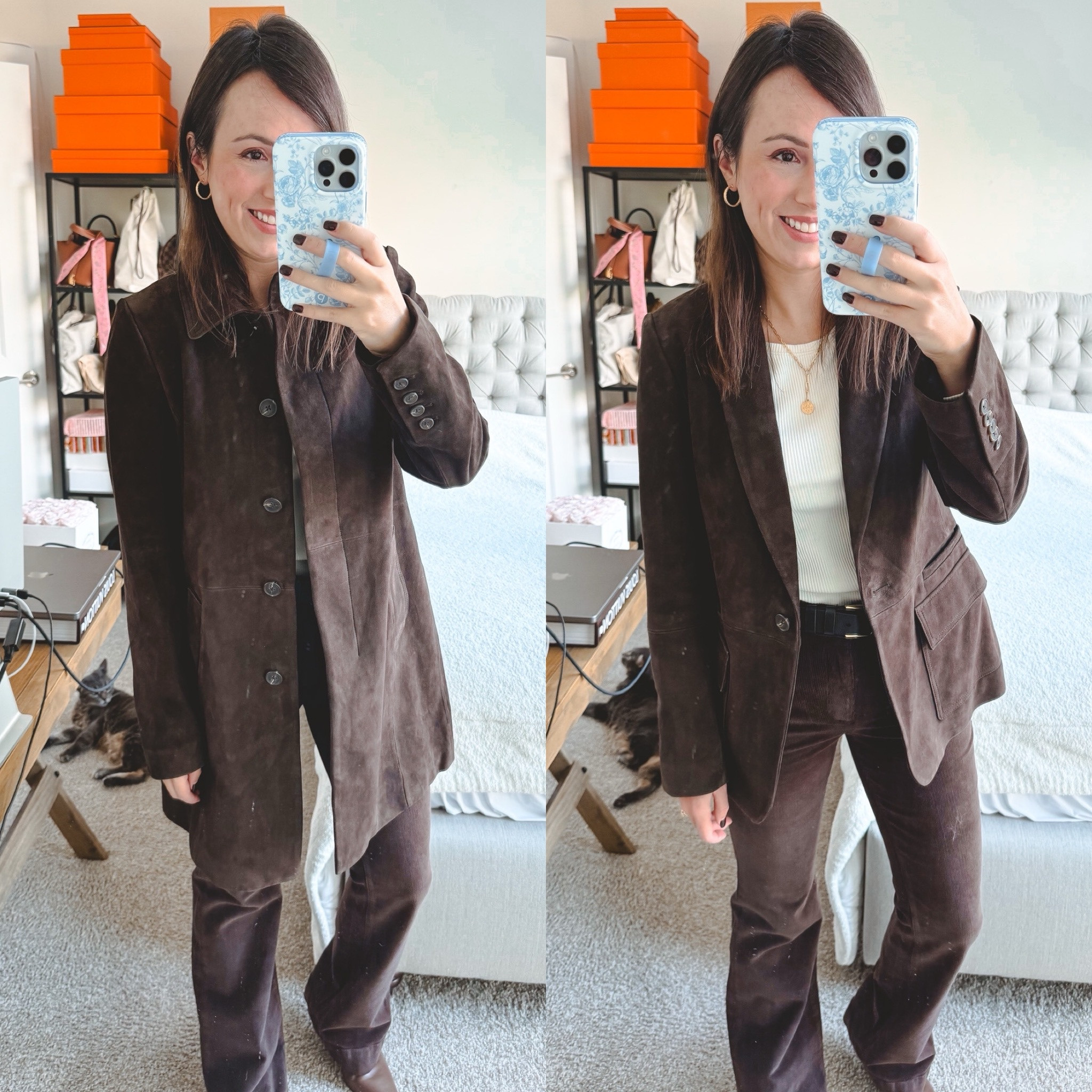 Suede blazer and coat both size xs



#LTKSeasonal #LTKStyleTip #LTKFindsUnder100