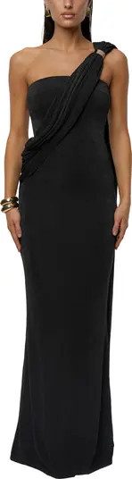 Golden Veil Maxi Dress | Nordstrom