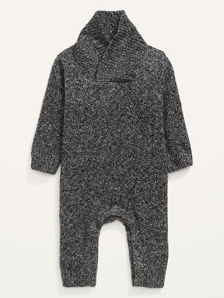 Unisex Shawl-Collar Sweater-Knit One-Piece for Baby | Old Navy (US)