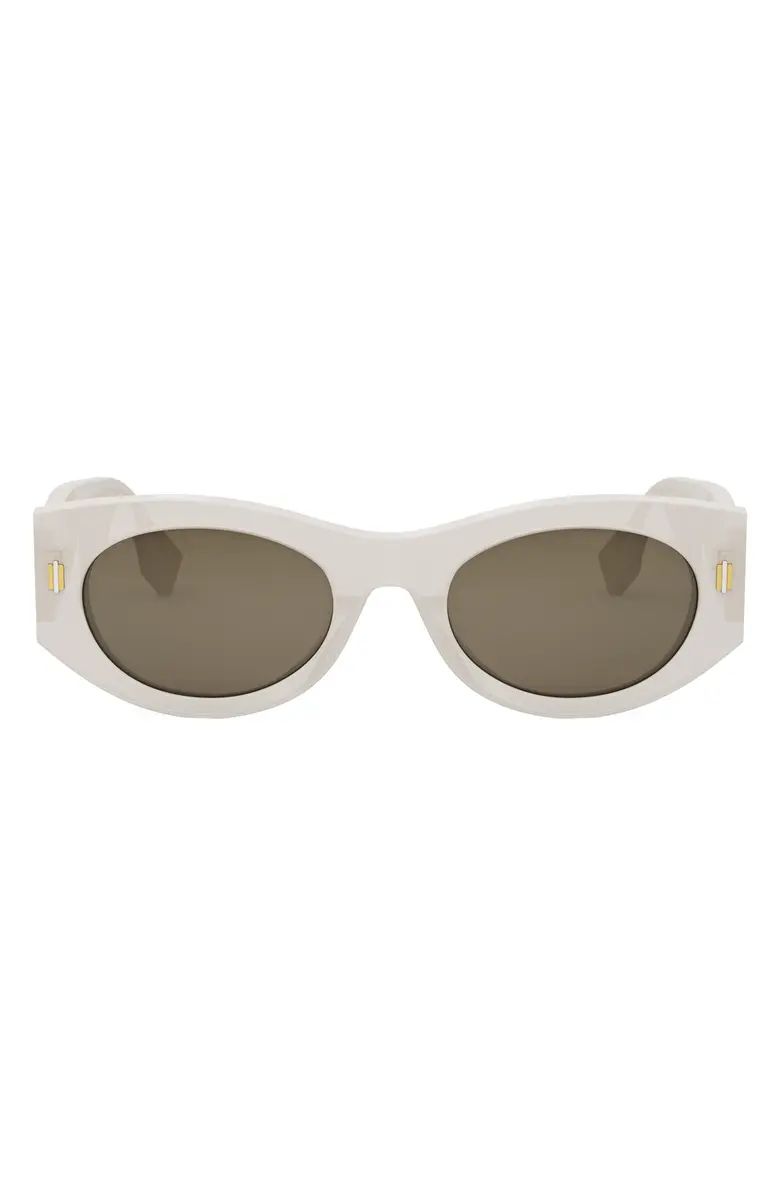Roma 52mm Oval Sunglasses | Nordstrom
