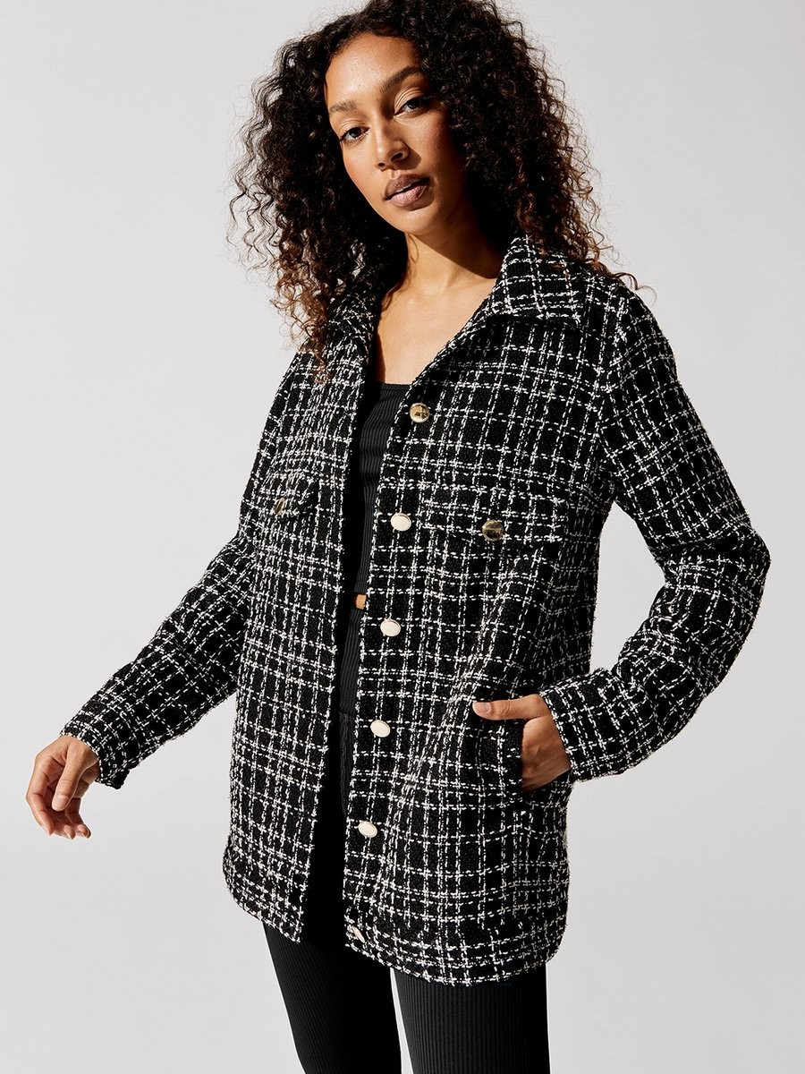 Boucle Shacket | Carbon38