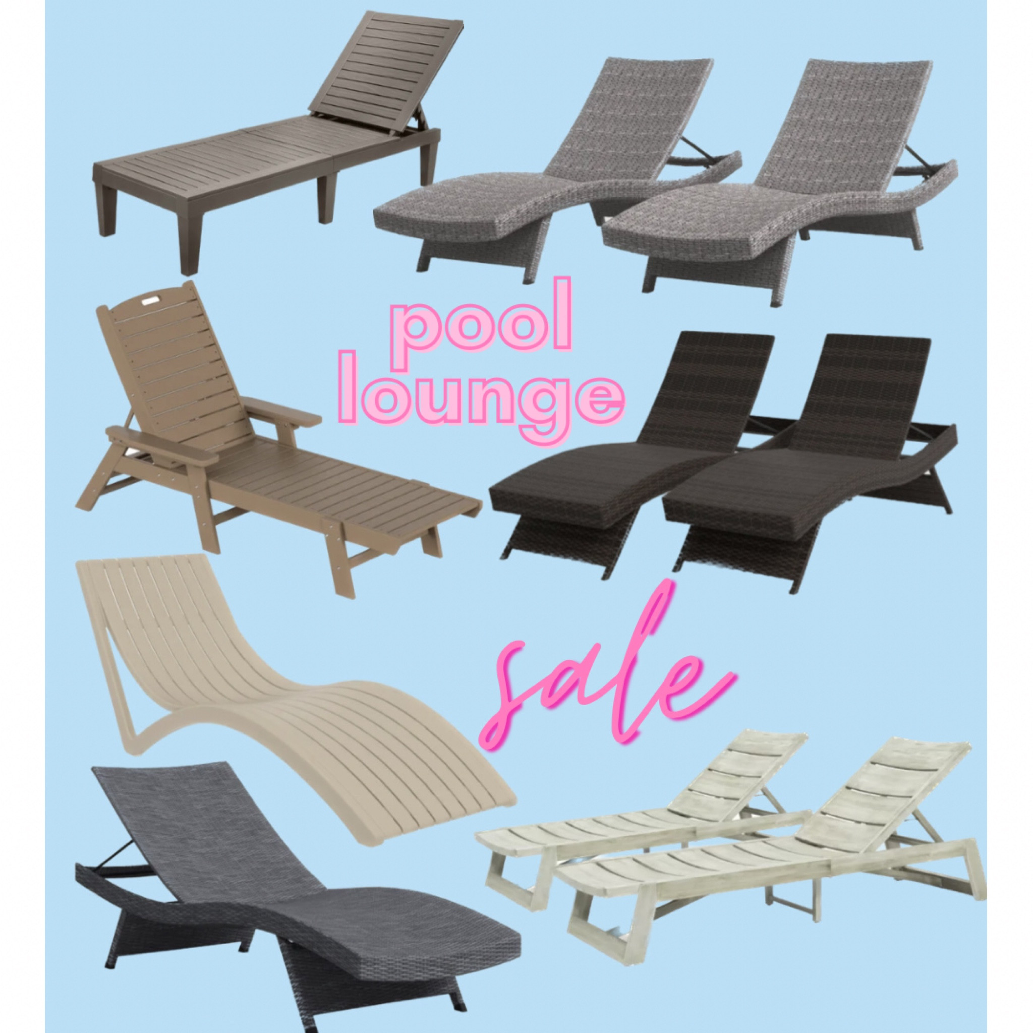 memorial day sale ✨ pool lounge round up. 

#LTKsalealert #LTKSeasonal #LTKhome