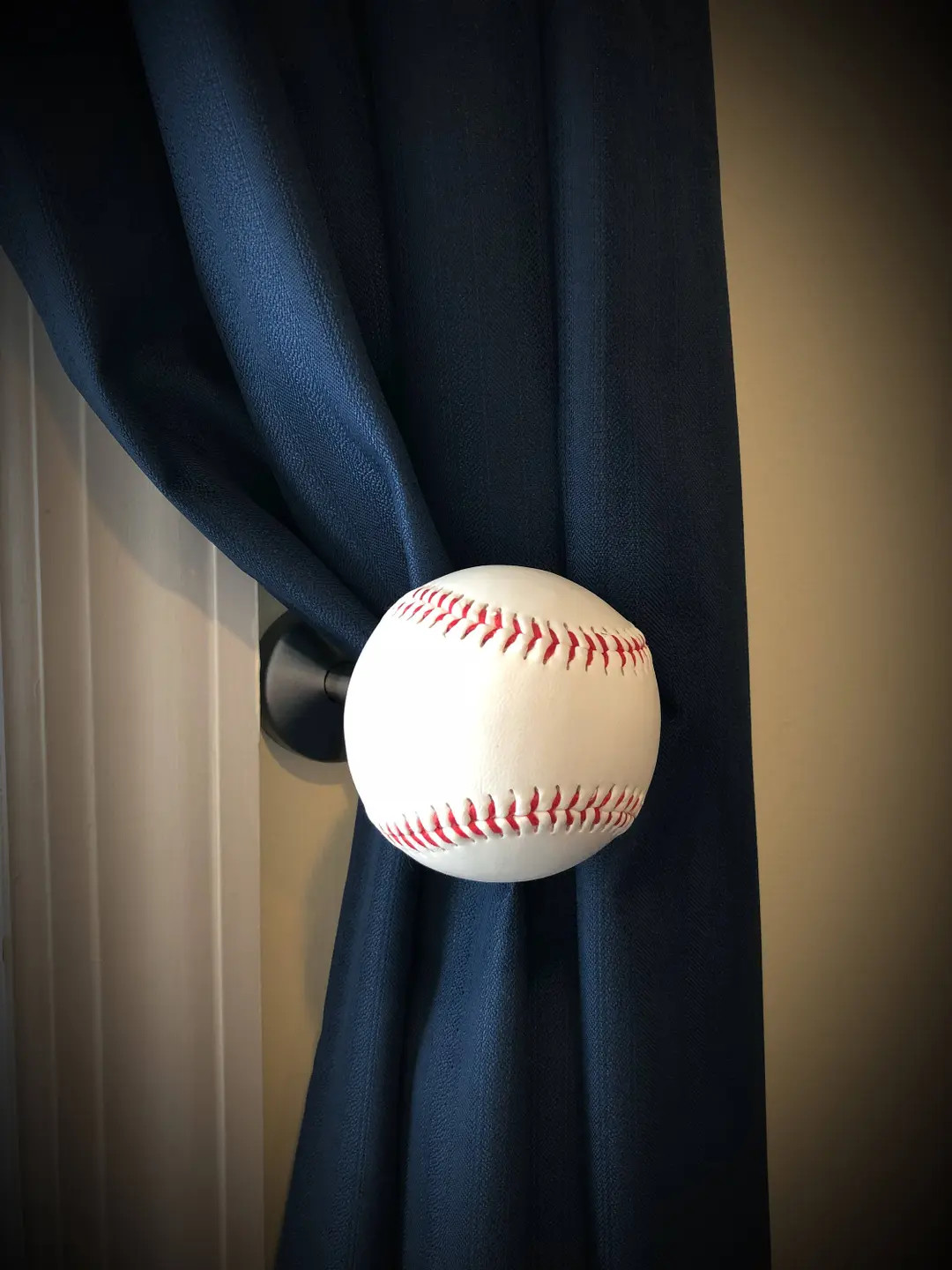 BASEBALL Curtain Tiebacks/Holdbacks | Etsy (US)