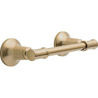 Chamberlain Wall Mount Pivot Arm Toilet Paper Holder Bath Hardware Accessory in Champagne Bronze | The Home Depot