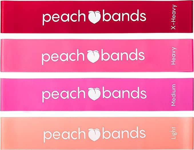 PEACH BANDS Resistance Bands Set - Exercise Workout Bands for Legs and Butt | Amazon (US)