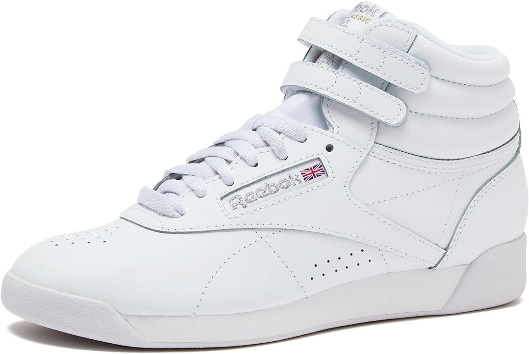 Amazon.com | Reebok Women's Freestyle Hi High Top Sneakers for Women, Black or White Basketball a... | Amazon (US)