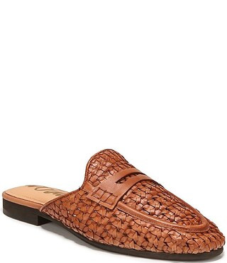 Tullie Woven Leather Mules | Dillard's